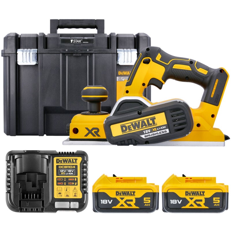 Dewalt Dcp N V Xr Brushless Planer With X Ah Battery Charger