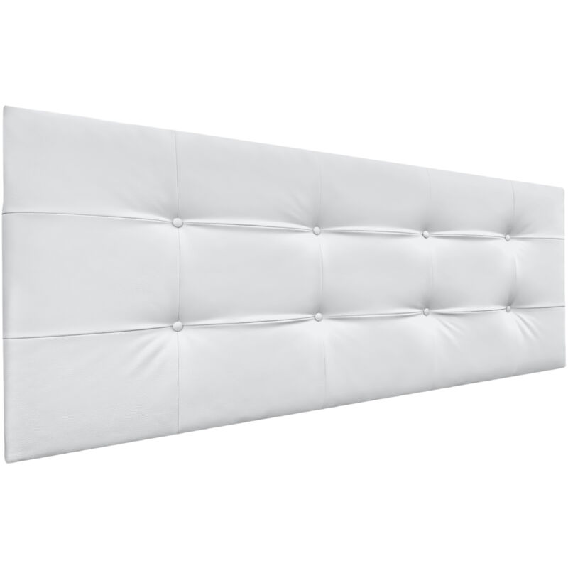 Cabecero, Cabezales de Cama Capitoné para colgar. Cabezal tapizado ACUALINE (Polipiel Blanco, 160x60 (Camas 150/160)) - Blanco - Dhome
Cabecero, Cabezales de Cama Capitoné para colgar. Cabezal tapizado ACUALINE (Polipiel Blanco, 160x60 (Camas 150/160)) - Blanco - Dhome