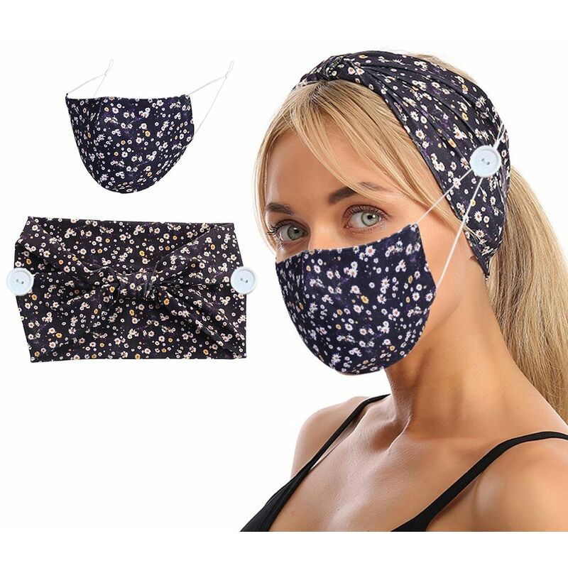 Happyshopping - Diadema colorida con botones y mascarilla elastica para la boca, para mujeres, ninas, yoga, Wokout, bandas deportivas para el
Happyshopping - Diadema colorida con botones y mascarilla elastica para la boca, para mujeres, ninas, yoga, Wokout, bandas deportivas para el