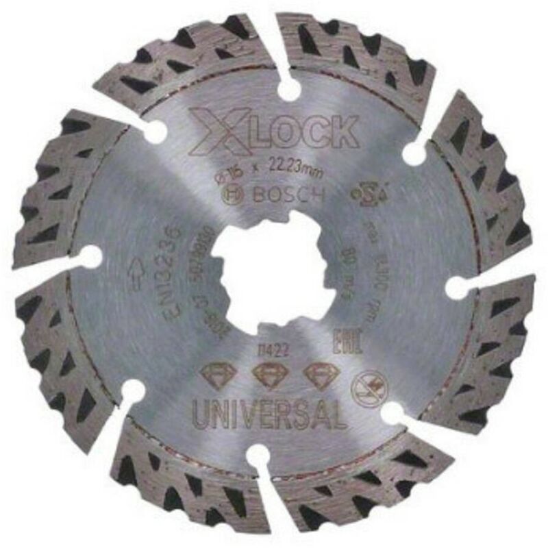 Bosch 2608615160 Disco de corte de diamante X-Lock DrySpeed Best for Universal 115x22,23x2,2x12mm
Bosch 2608615160 Disco de corte de diamante X-Lock DrySpeed Best for Universal 115x22,23x2,2x12mm