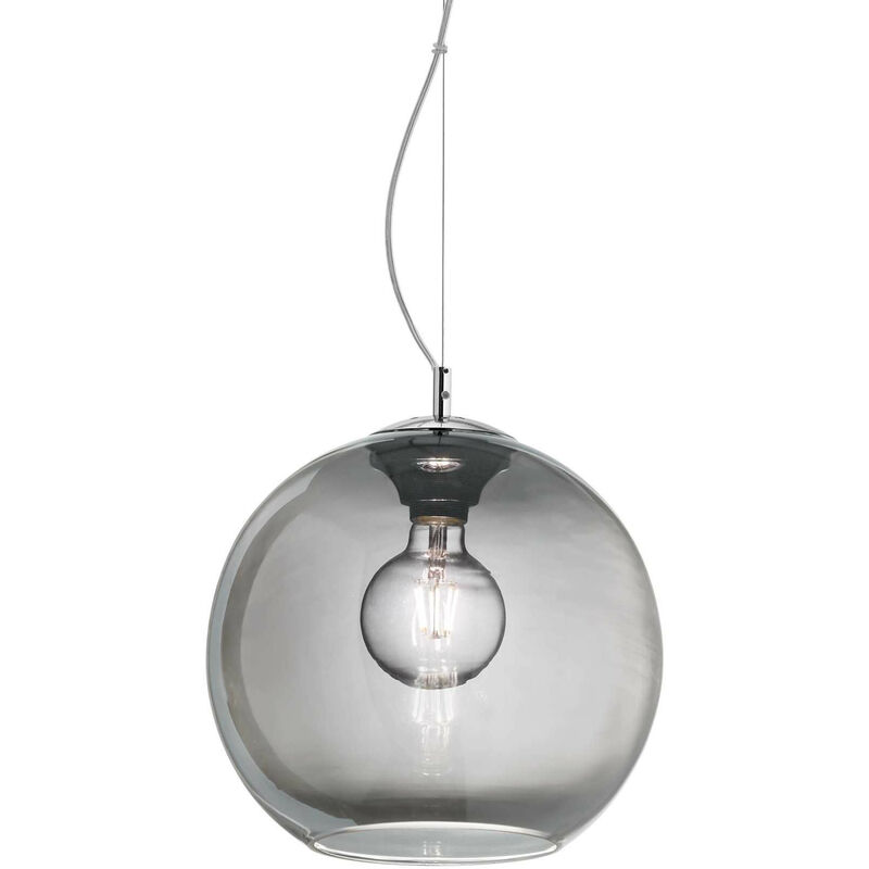 Ideal Lux Nemo - Lámpara colgante de techo tipo cúpula pequeña con 1 luz gris, ahumado, E27
Ideal Lux Nemo - Lámpara colgante de techo tipo cúpula pequeña con 1 luz gris, ahumado, E27