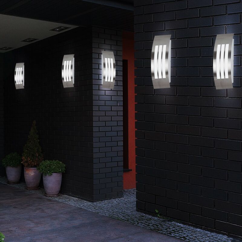 Conjunto de diseño de 4 apliques de pared para exteriores Lámparas de propiedad Iluminación IP44
Conjunto de diseño de 4 apliques de pared para exteriores Lámparas de propiedad Iluminación IP44