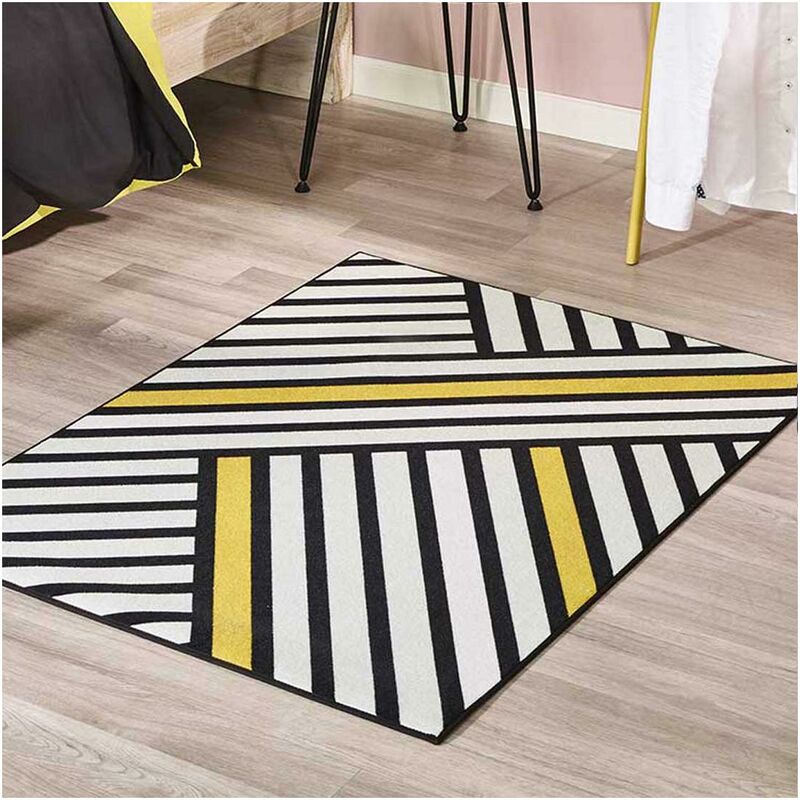 diseño moderno alfombra 95x125 cm rectangular TRIANGOLO MD cuarto amarillo adecuado para calefacción por suelo radiante - Jaune
diseño moderno alfombra 95x125 cm rectangular TRIANGOLO MD cuarto amarillo adecuado para calefacción por suelo radiante - Jaune
