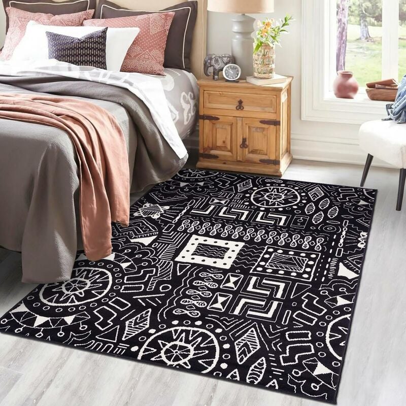 diseño moderno alfombra 60x110 cm rectangular BC PATRÓN Cámara Negro adecuado para calefacción por suelo radiante - Noir
diseño moderno alfombra 60x110 cm rectangular BC PATRÓN Cámara Negro adecuado para calefacción por suelo radiante - Noir