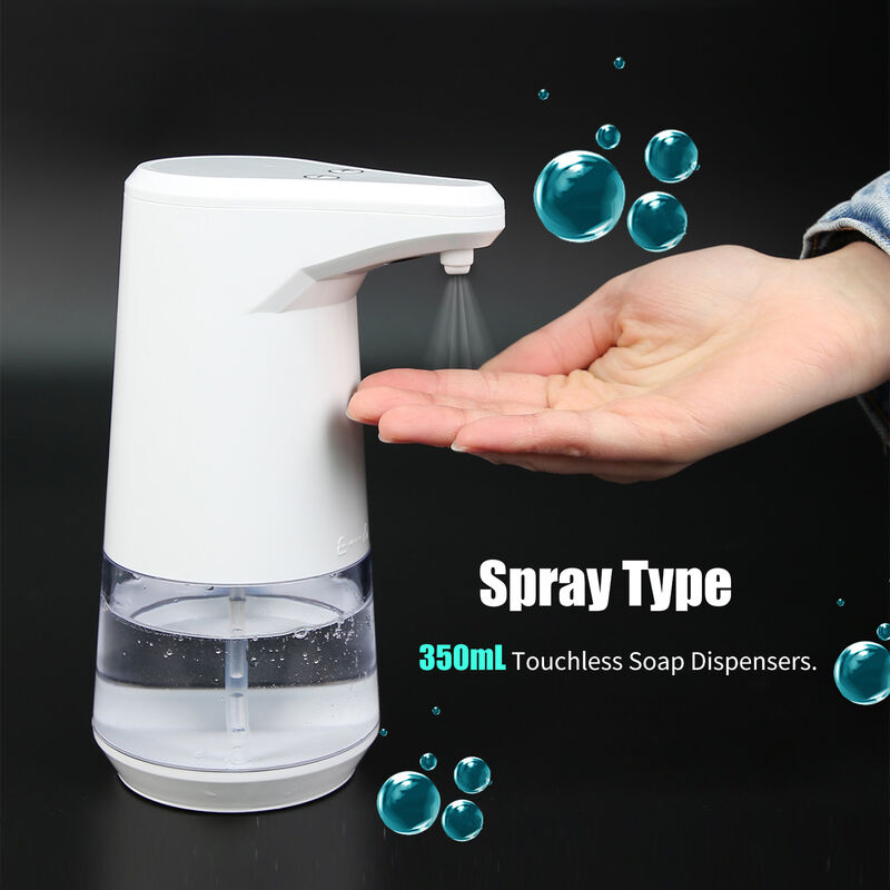 Happyshopping - Dispensador de jabon automatico de 350 ml, tipo aerosol, dispensadores de jabon sin contacto, con sensor de infrarrojos
Happyshopping - Dispensador de jabon automatico de 350 ml, tipo aerosol, dispensadores de jabon sin contacto, con sensor de infrarrojos