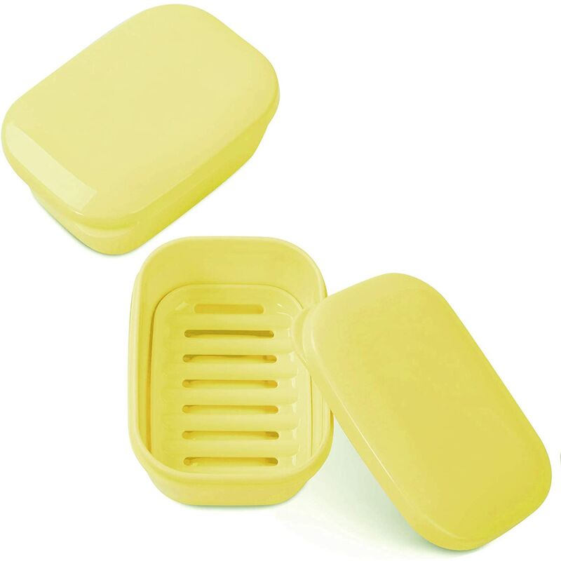 Dispensador de jabón de viaje de 2 piezas, soporte de jabón portátil para viajes, gimnasio, camping, amarillo
Dispensador de jabón de viaje de 2 piezas, soporte de jabón portátil para viajes, gimnasio, camping, amarillo