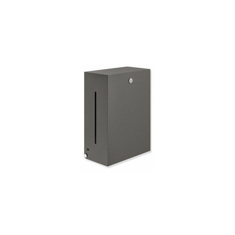 Dispensador de toallas de mano HEWI con recubrimiento de polvo. Manual gris oscuro mate
Dispensador de toallas de mano HEWI con recubrimiento de polvo. Manual gris oscuro mate