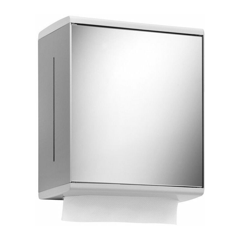 Keuco - Dispensador de toallas de papel MOLL con puerta de espejo, bisagra de puerta a la derecha, aluminio, anodizado plateado / blanco
Keuco - Dispensador de toallas de papel MOLL con puerta de espejo, bisagra de puerta a la derecha, aluminio, anodizado plateado / blanco