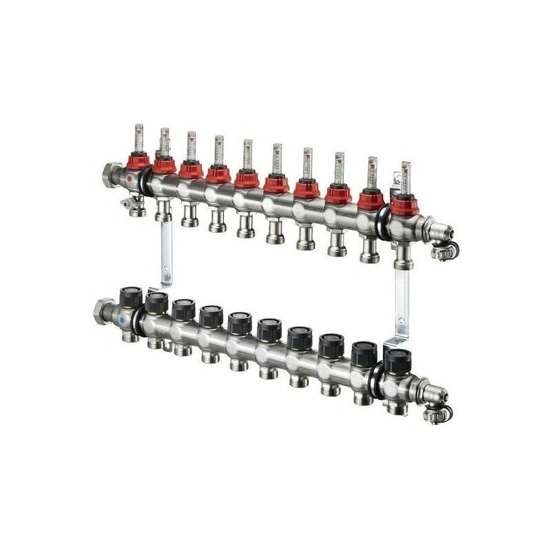 Oventrop - Distribuidor de acero inoxidable Multidis SF 1Z con caudal, medida y regulación 10 círculos
Oventrop - Distribuidor de acero inoxidable Multidis SF 1Z con caudal, medida y regulación 10 círculos