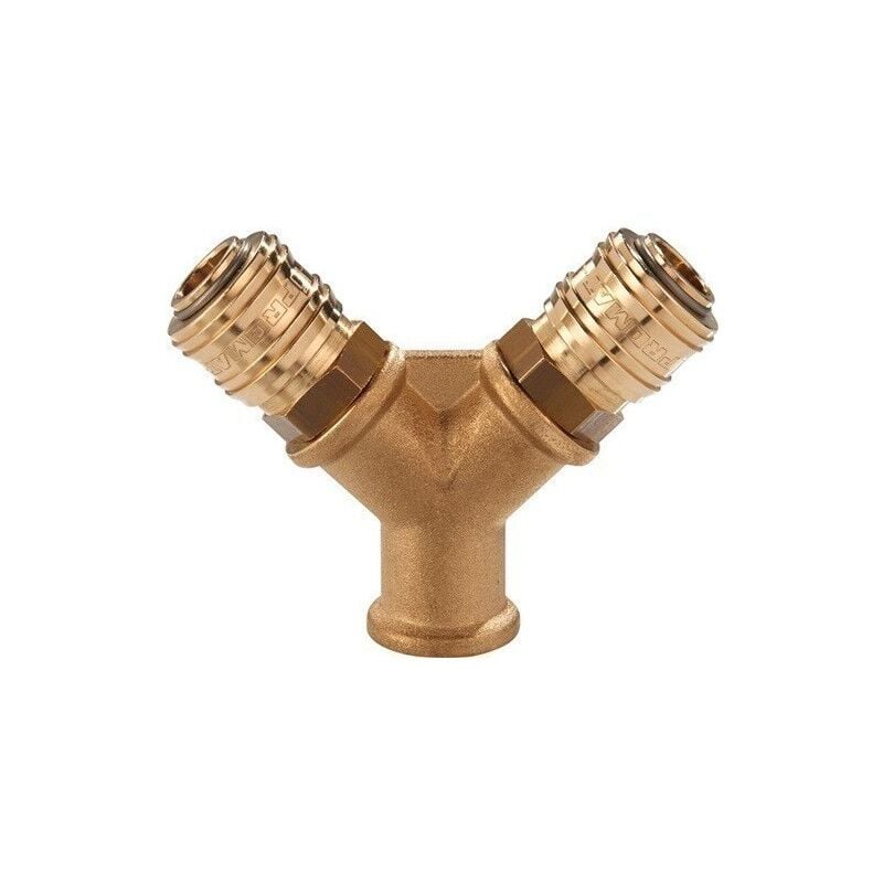 Distribuidor Rosca G 1/2 Pulg./19,17 Mm Ig, 2 Acoplamientos 
Distribuidor Rosca G 1/2 Pulg./19,17 Mm Ig, 2 Acoplamientos