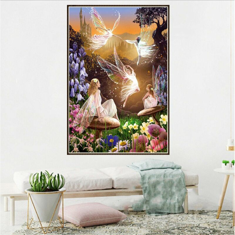 Happyshopping - DIY 5D diamante pintura W030 angel el elfo 40X30 taladro completo cristal diamantes de imitacion bordado pinturas artesania para
Happyshopping - DIY 5D diamante pintura W030 angel el elfo 40X30 taladro completo cristal diamantes de imitacion bordado pinturas artesania para