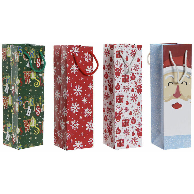 Bolsa Navideña Rojo Verde Papel (4 pcs) (10 x 9 x 33 cm) - Dkd Home Decor 
Bolsa Navideña Rojo Verde Papel (4 pcs) (10 x 9 x 33 cm) - Dkd Home Decor