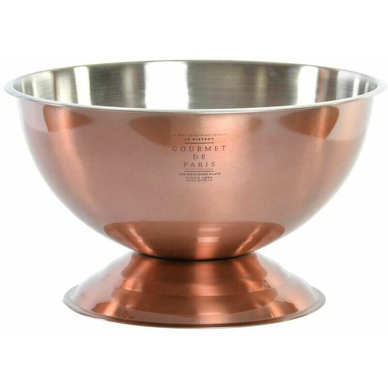 Cubitera Champán Acero Inoxidable Cobrizo Claro (35 x 35 x 28.5 cm) - Dkd Home Decor 
Cubitera Champán Acero Inoxidable Cobrizo Claro (35 x 35 x 28.5 cm) - Dkd Home Decor
