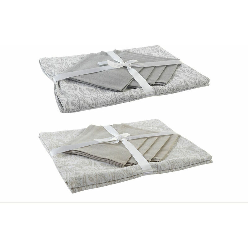 Mantel y servilletas Beige Algodón Blanco (150 x 150 x 0.5 cm) (36 x 35 x 0,5 cm) (2 pcs) - Dkd Home Decor
Mantel y servilletas Beige Algodón Blanco (150 x 150 x 0.5 cm) (36 x 35 x 0,5 cm) (2 pcs) - Dkd Home Decor