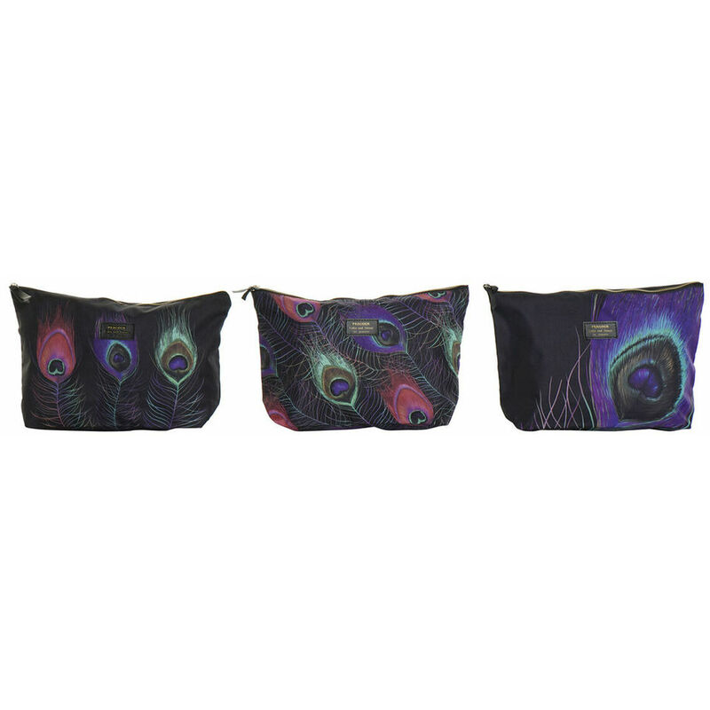 Neceser Negro Rosa Poliéster Poliuretano Multicolor Nylon Glam (33 x 8 x 21 cm) (3 pcs) - Dkd Home Decor
Neceser Negro Rosa Poliéster Poliuretano Multicolor Nylon Glam (33 x 8 x 21 cm) (3 pcs) - Dkd Home Decor