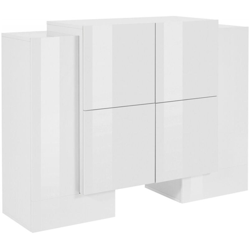 Aparador de diseño moderno con 6 puertas batientes, Made in Italy, Buffet de cocina, Aparador con estantes de cocina, 130x45h100 cm, Color blanco
Aparador de diseño moderno con 6 puertas batientes, Made in Italy, Buffet de cocina, Aparador con estantes de cocina, 130x45h100 cm, Color blanco