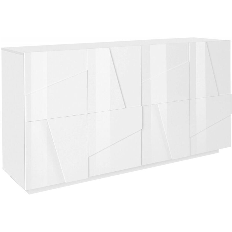Aparador Modern con 4 puertas, Made in Italy, Aparador de cocina, Buffet de diseño de sala de estar, 162x44h86 cm, color blanco brillante - Dmora
Aparador Modern con 4 puertas, Made in Italy, Aparador de cocina, Buffet de diseño de sala de estar, 162x44h86 cm, color blanco brillante - Dmora