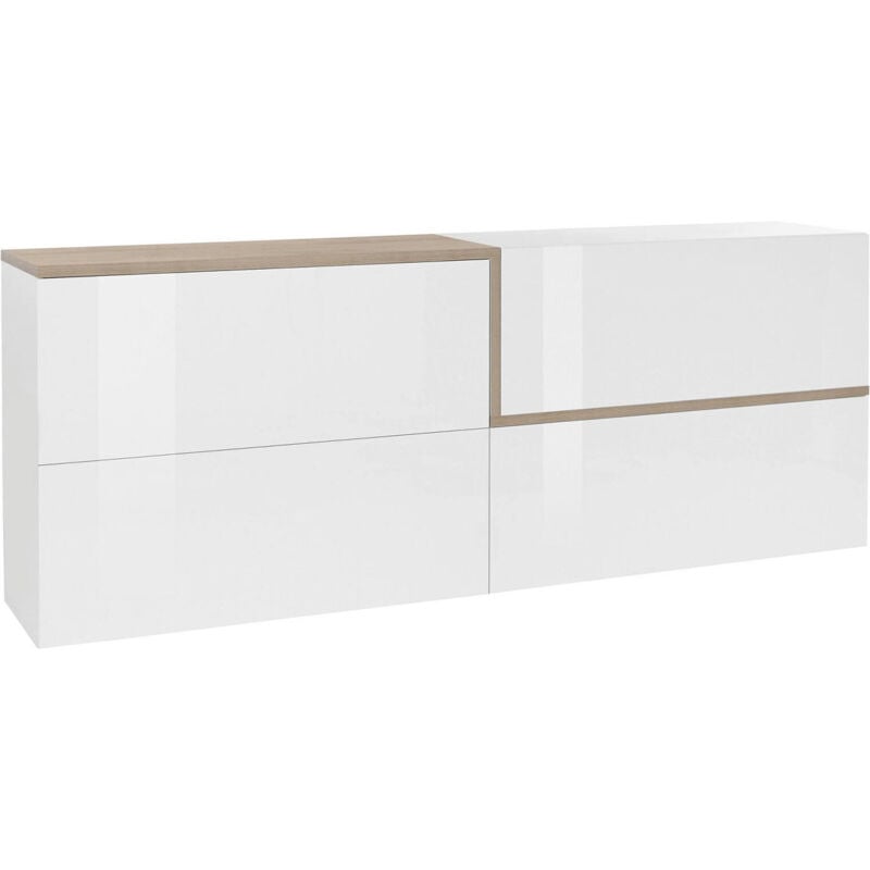 Dmora Aparador Dmora Modern con 4 puertas, Made in Italy, Aparador de cocina, Buffet de diseño de sala de estar, 210x40h80 cm, Blanco brillante y
Dmora Aparador Dmora Modern con 4 puertas, Made in Italy, Aparador de cocina, Buffet de diseño de sala de estar, 210x40h80 cm, Blanco brillante y