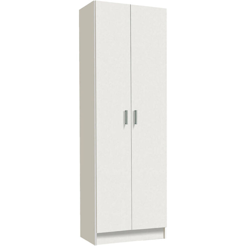 Armario multiusos color blanco, con dos puertas y cinco estantes, 180 x 59 x 37 cm. - Dmora
Armario multiusos color blanco, con dos puertas y cinco estantes, 180 x 59 x 37 cm. - Dmora