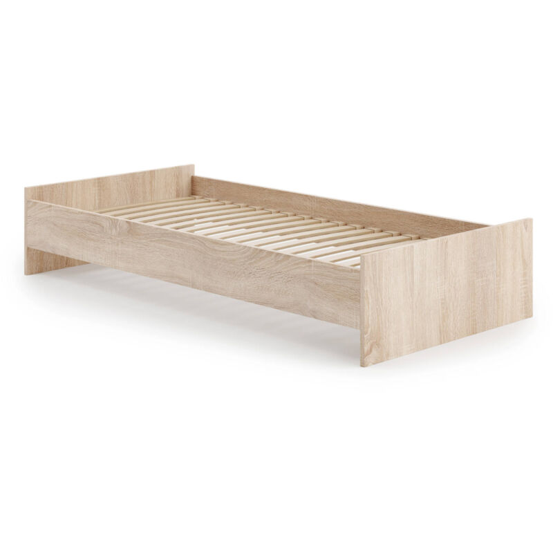 Cama individual moderna con cabecero, cama individual adecuada para colchón de 90x190 cm, color roble - Dmora
Cama individual moderna con cabecero, cama individual adecuada para colchón de 90x190 cm, color roble - Dmora