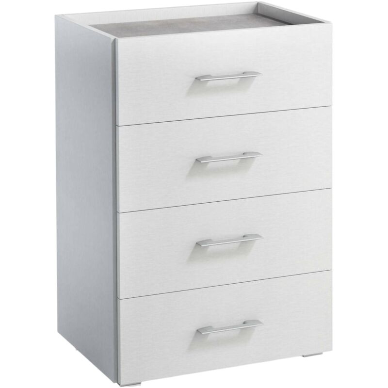 Dmora Cómoda moderna con 4 cajones, 100% Made in Italy, Semanal para dormitorio, 60x41h87 cm, Color blanco y cemento
Dmora Cómoda moderna con 4 cajones, 100% Made in Italy, Semanal para dormitorio, 60x41h87 cm, Color blanco y cemento