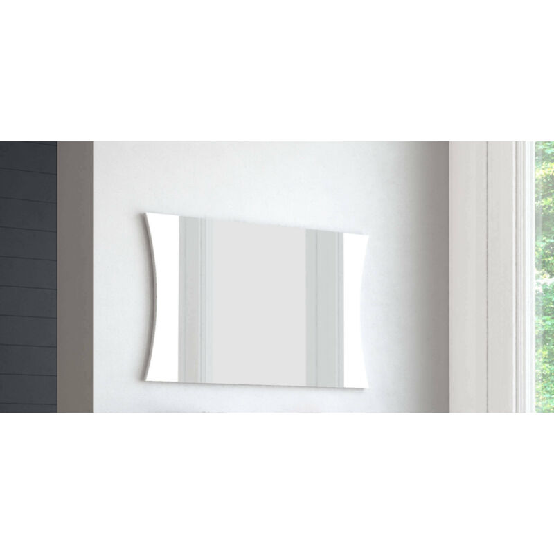 Espejo de pared con marco, Made in Italy, Espejo de baño, 110x2h60 cm, color blanco brillante - Dmora
Espejo de pared con marco, Made in Italy, Espejo de baño, 110x2h60 cm, color blanco brillante - Dmora