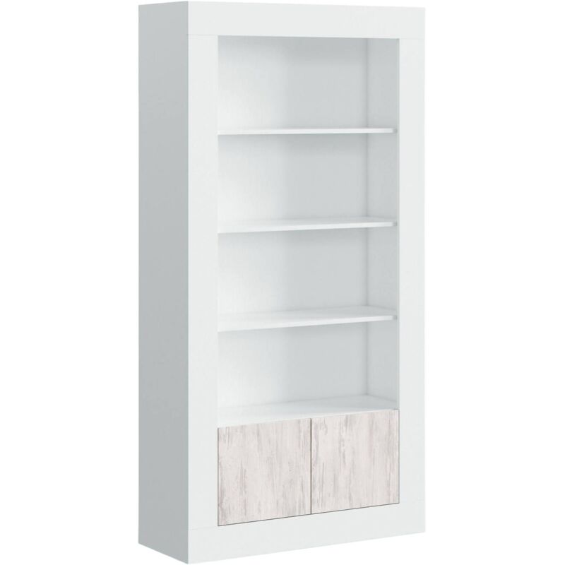 Librería decorativa y funcional con dos puertas y cuatro estantes, color blanco brillo, 181 x 94 x 35 cm - Dmora
Librería decorativa y funcional con dos puertas y cuatro estantes, color blanco brillo, 181 x 94 x 35 cm - Dmora