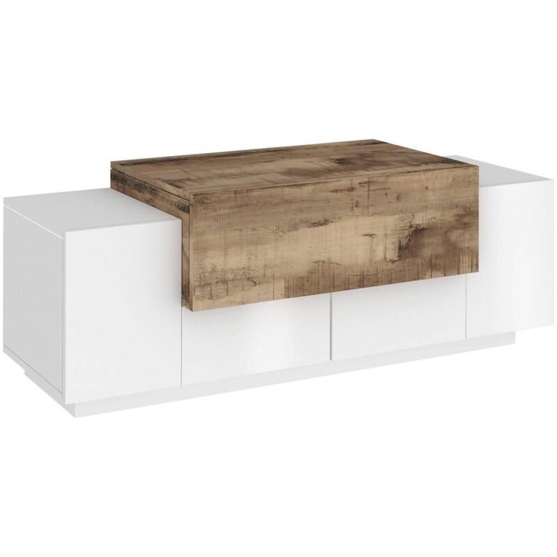 Mueble de entrada con 3 puertas, Made in Italy, Aparador de salón, mueble para TV, 120x45h46 cm, blanco brillante y pera - Dmora
Mueble de entrada con 3 puertas, Made in Italy, Aparador de salón, mueble para TV, 120x45h46 cm, blanco brillante y pera - Dmora
