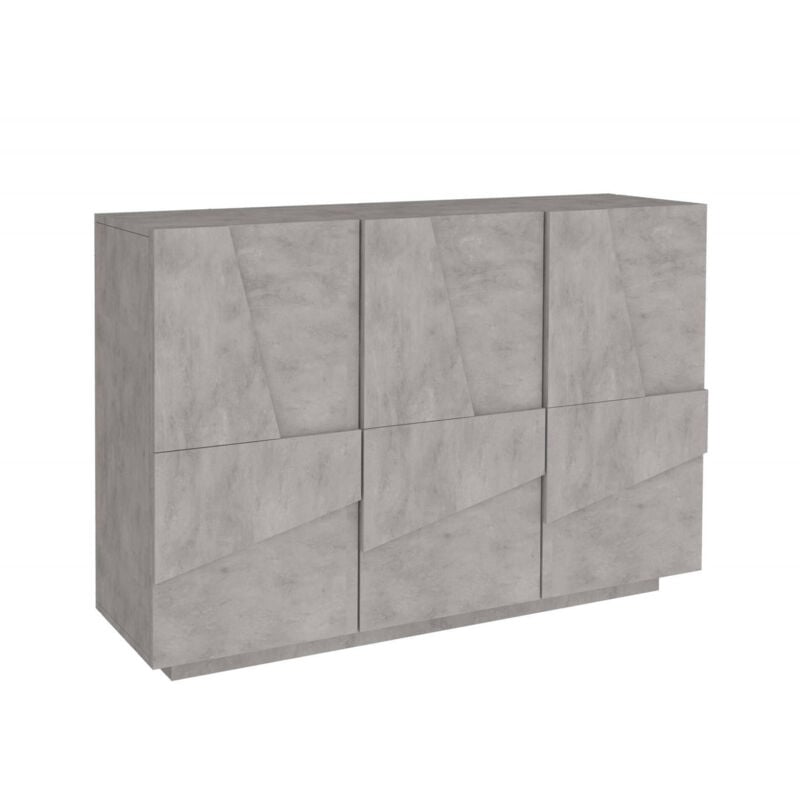 Mueble de entrada con 3 puertas y estantes internos, Made in Italy, Vestíbulo moderno, Aparador para atrio, 121x38h86 cm, Color gris cemento - Dmora
Mueble de entrada con 3 puertas y estantes internos, Made in Italy, Vestíbulo moderno, Aparador para atrio, 121x38h86 cm, Color gris cemento - Dmora