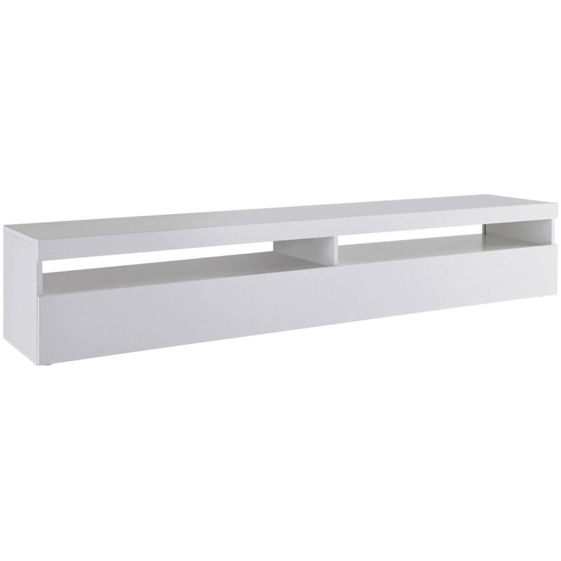 Mueble de salón para TV Made in Italy, mueble para TV con 1 puerta abatible y estantes, cm 200x45h36, color blanco brillante - Dmora
Mueble de salón para TV Made in Italy, mueble para TV con 1 puerta abatible y estantes, cm 200x45h36, color blanco brillante - Dmora