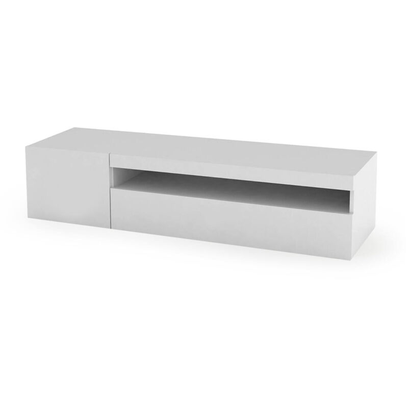 Mueble de salón para TV Made in Italy, soporte para TV de 2 puertas, soporte para TV para salón, 150x40h37 cm, color blanco brillante, con luz LED
Mueble de salón para TV Made in Italy, soporte para TV de 2 puertas, soporte para TV para salón, 150x40h37 cm, color blanco brillante, con luz LED