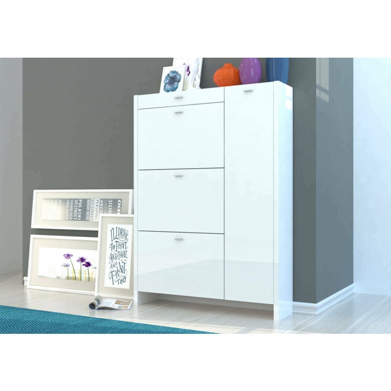 Dmora Zapatero Dmora Modern, Made in Italy, con 1 puerta y 3 puertas abatibles, Zapatero de entrada, 101x25h138 cm, color blanco brillante
Dmora Zapatero Dmora Modern, Made in Italy, con 1 puerta y 3 puertas abatibles, Zapatero de entrada, 101x25h138 cm, color blanco brillante
