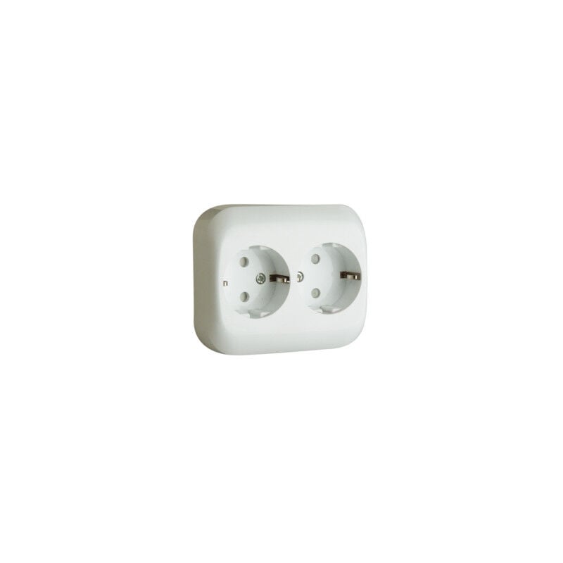 Doble base Schuko empotrable de 16A/250V~ 36.530/DB, color blanco, 8430552107155 - Electro Dh
Doble base Schuko empotrable de 16A/250V~ 36.530/DB, color blanco, 8430552107155 - Electro Dh