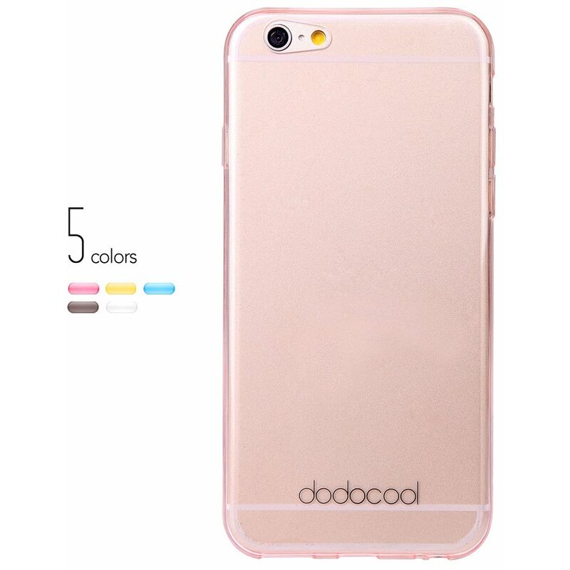 Ultra Thin Slim Clear Transparente Suave TPU Carcasa trasera Carcasa protectora de piel para Apple iPhone 6 de 4.7 '', Rosa - Dodocool
Ultra Thin Slim Clear Transparente Suave TPU Carcasa trasera Carcasa protectora de piel para Apple iPhone 6 de 4.7 '', Rosa - Dodocool