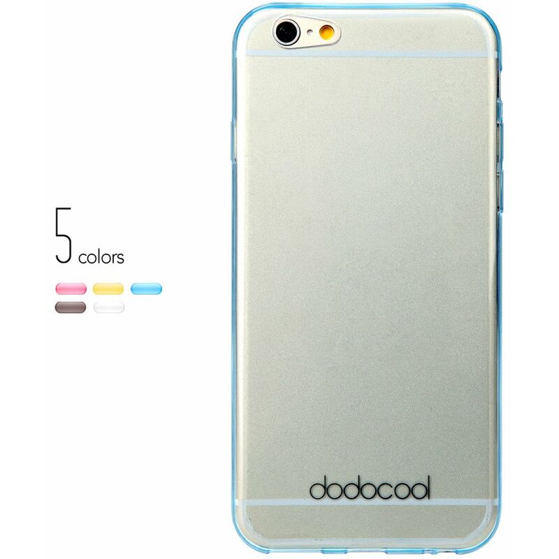 Ultra Thin Slim Clear Transparente Suave TPU Carcasa trasera Funda protectora de piel Carcasa protectora para 4.7 '' Apple iPhone 6 Azul - Dodocool
Ultra Thin Slim Clear Transparente Suave TPU Carcasa trasera Funda protectora de piel Carcasa protectora para 4.7 '' Apple iPhone 6 Azul - Dodocool