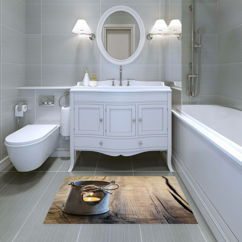 Camino de baño, 100% Made in Italy, Alfombra antimanchas con impresión digital, Camino antideslizante y lavable, Modelo Alana, cm 90x52 - Doge Milano
Camino de baño, 100% Made in Italy, Alfombra antimanchas con impresión digital, Camino antideslizante y lavable, Modelo Alana, cm 90x52 - Doge Milano
