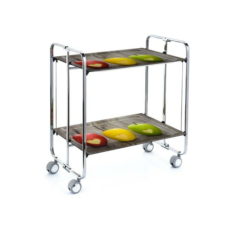 Carrito auxiliar con ruedas BAUHAUS armazón cromado, 2 bandejas. Máxima calidad en el acabado.,. Diseño y fabricación española. - Don Hierro
Carrito auxiliar con ruedas BAUHAUS armazón cromado, 2 bandejas. Máxima calidad en el acabado.,. Diseño y fabricación española. - Don Hierro