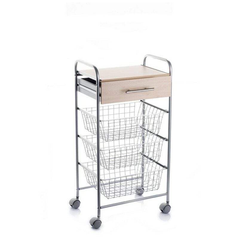 Carrito verdulero ALESIA, color Aluminio Haya,. Diseño y fabricación española. - Don Hierro
Carrito verdulero ALESIA, color Aluminio Haya,. Diseño y fabricación española. - Don Hierro
