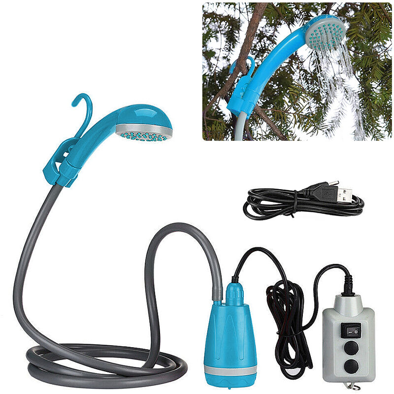 Ducha portatil para acampar, Bomba de ducha para acampar al aire libre, Cabezal de ducha recargable,Azul, Ducha
Ducha portatil para acampar, Bomba de ducha para acampar al aire libre, Cabezal de ducha recargable,Azul, Ducha