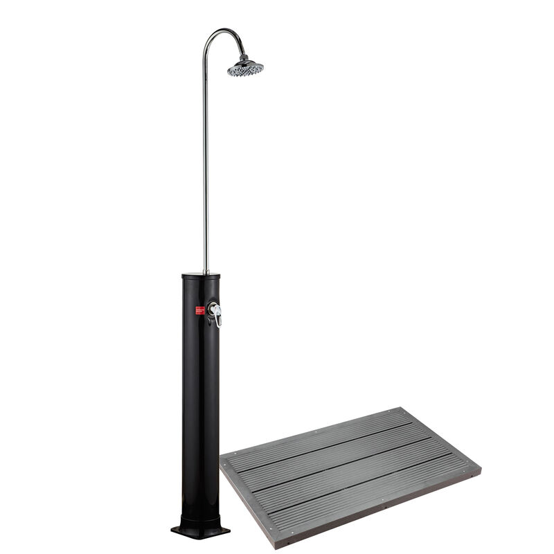 Wiltec - Ducha solar con cabezal de ducha efecto lluvia 18L con elemento de suelo 212 cm ducha exterior
Wiltec - Ducha solar con cabezal de ducha efecto lluvia 18L con elemento de suelo 212 cm ducha exterior