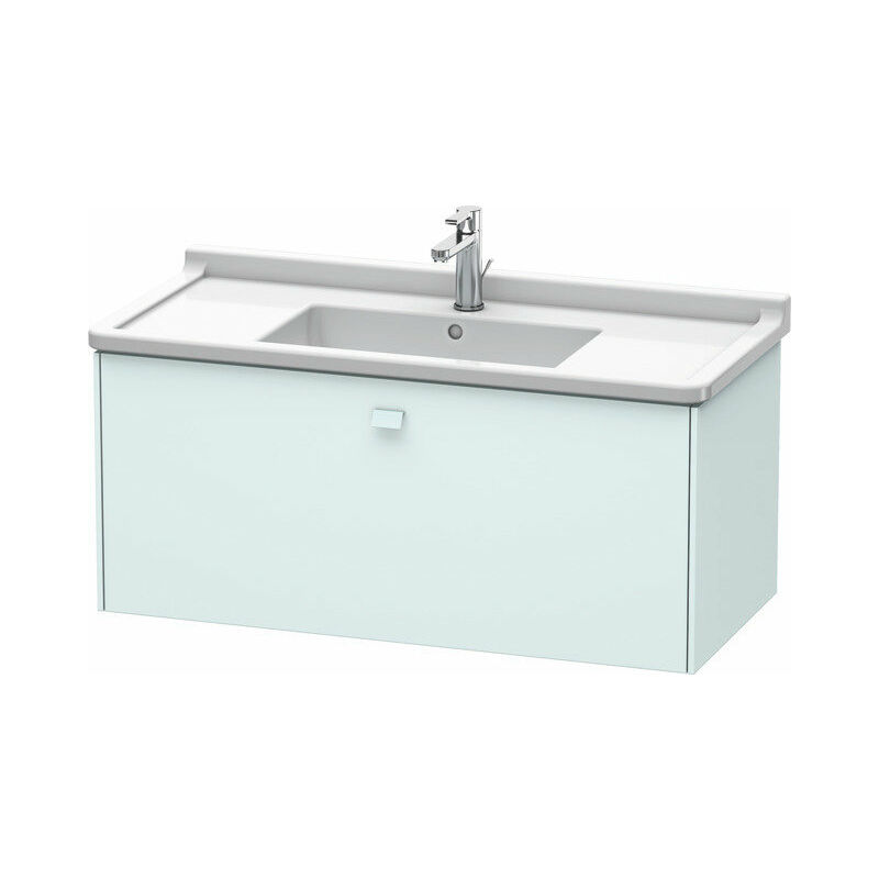 Duravit Brioso Neceser de pared 102,0 x 46,9 cm, 1 extraíble, para lavabo Starck 3 030410, Color (frente/cuerpo): Azul claro Decoración mate, mango
Duravit Brioso Neceser de pared 102,0 x 46,9 cm, 1 extraíble, para lavabo Starck 3 030410, Color (frente/cuerpo): Azul claro Decoración mate, mango