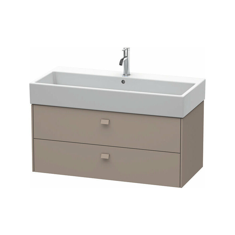 Duravit Brioso Neceser de pared 98,4 x 45,9 cm, 2 cajones, con sifón y delantal, para lavabo Vero Air 235010, Color (frente/cuerpo): Basalto mate
Duravit Brioso Neceser de pared 98,4 x 45,9 cm, 2 cajones, con sifón y delantal, para lavabo Vero Air 235010, Color (frente/cuerpo): Basalto mate
