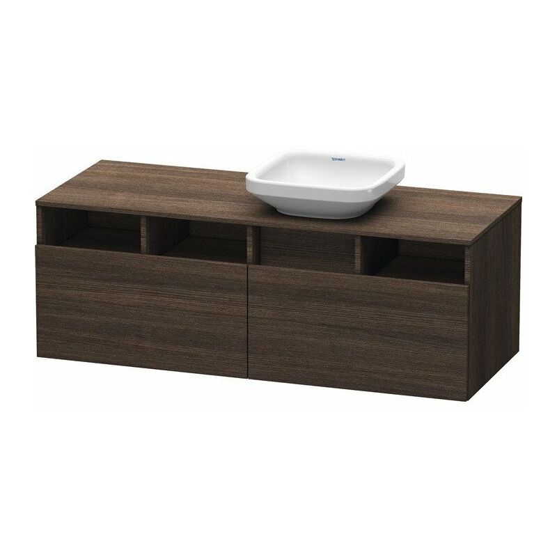 Duravit - Mueble bajo lavabo 550x1400x500m DURASTYLE con corte recto castaño