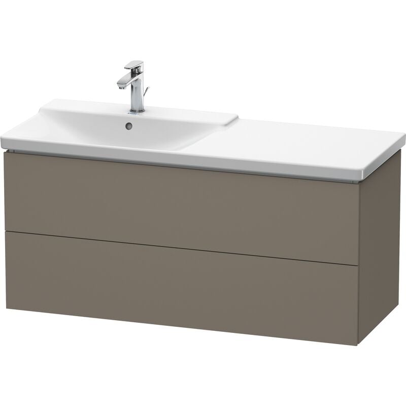 Duravit L-Cube Mueble de pared ancho 1220mm, profundidad 481mm, 2 cajones, cabe 'P3 Comfort'. Artículo 233312, lavabo a la izquierda, color: Flanela
Duravit L-Cube Mueble de pared ancho 1220mm, profundidad 481mm, 2 cajones, cabe 'P3 Comfort'. Artículo 233312, lavabo a la izquierda, color: Flanela