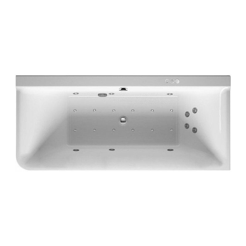 Duravit - P3 Comforts bañera de hidromasaje ángulo recto 184 l 180x80 blanco, 2 respaldos Combi-Syst P
Duravit - P3 Comforts bañera de hidromasaje ángulo recto 184 l 180x80 blanco, 2 respaldos Combi-Syst P