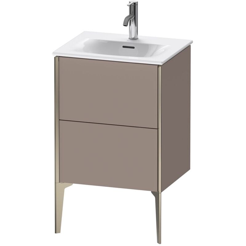 Duravit XViu 4069 Mueble tocador vertical, 2 cajones, para lavabo Viu 234453, 510x420 mm, Color (frente/cuerpo): champán mate/basalto mate
Duravit XViu 4069 Mueble tocador vertical, 2 cajones, para lavabo Viu 234453, 510x420 mm, Color (frente/cuerpo): champán mate/basalto mate