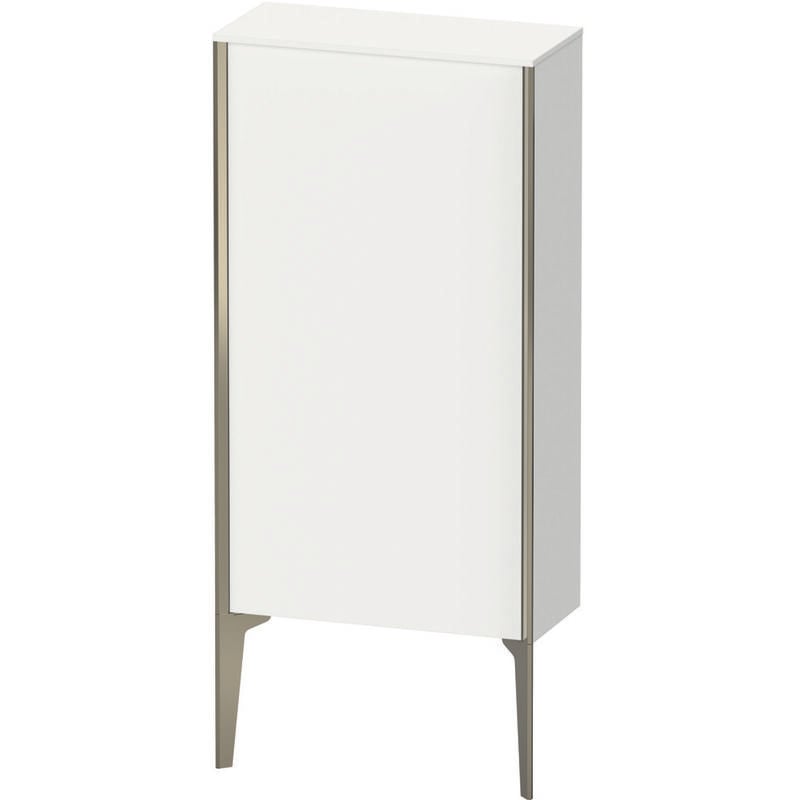 Duravit XViu XV1306 Semi-alta vertical, 500x240 mm, altura 890 mm, 1 tope de puerta a la derecha, Color (frente/cuerpo): blanco mate/champagne mate
Duravit XViu XV1306 Semi-alta vertical, 500x240 mm, altura 890 mm, 1 tope de puerta a la derecha, Color (frente/cuerpo): blanco mate/champagne mate