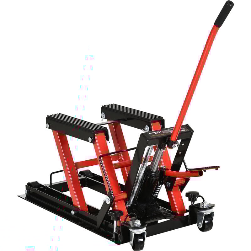 Gato Hidráulico de Motocicletas Acero Soporte 680 kg 110x36x67 cm Negro y Rojo - Red, Black;
Gato Hidráulico de Motocicletas Acero Soporte 680 kg 110x36x67 cm Negro y Rojo - Red, Black;