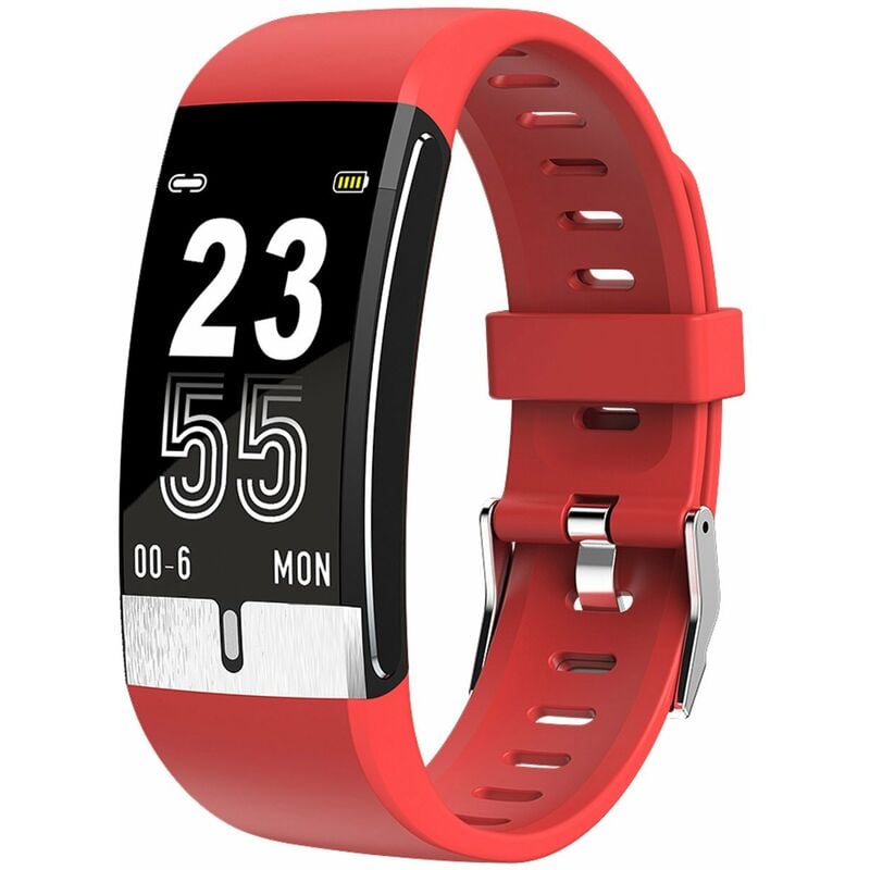 E66 Pulsera inteligente Reloj deportivo TFT de 1,08 pulgadas Pantalla tactil unica Temperatura / ECG / Ritmo cardiaco / Presion arterial / Monitor de
E66 Pulsera inteligente Reloj deportivo TFT de 1,08 pulgadas Pantalla tactil unica Temperatura / ECG / Ritmo cardiaco / Presion arterial / Monitor de