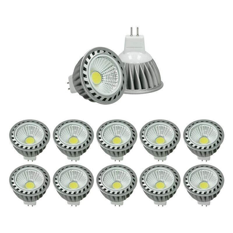 10-pack MR16 COB Spot 4W HI-POWER lámpara de ahorro de energía aprox. 400 lúmenes sustituye la lámpara del halógeno 30W ángulo de la radiación 60º
10-pack MR16 COB Spot 4W HI-POWER lámpara de ahorro de energía aprox. 400 lúmenes sustituye la lámpara del halógeno 30W ángulo de la radiación 60º